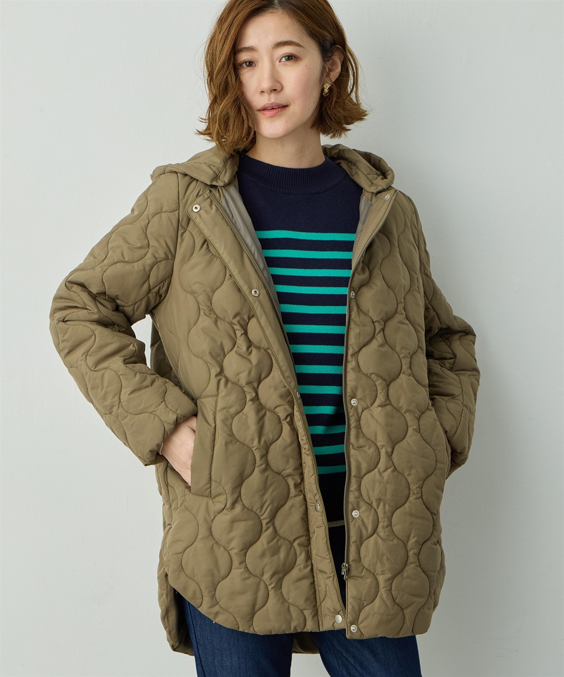 Petit Honfleur 中綿ダウンコート_sub_1