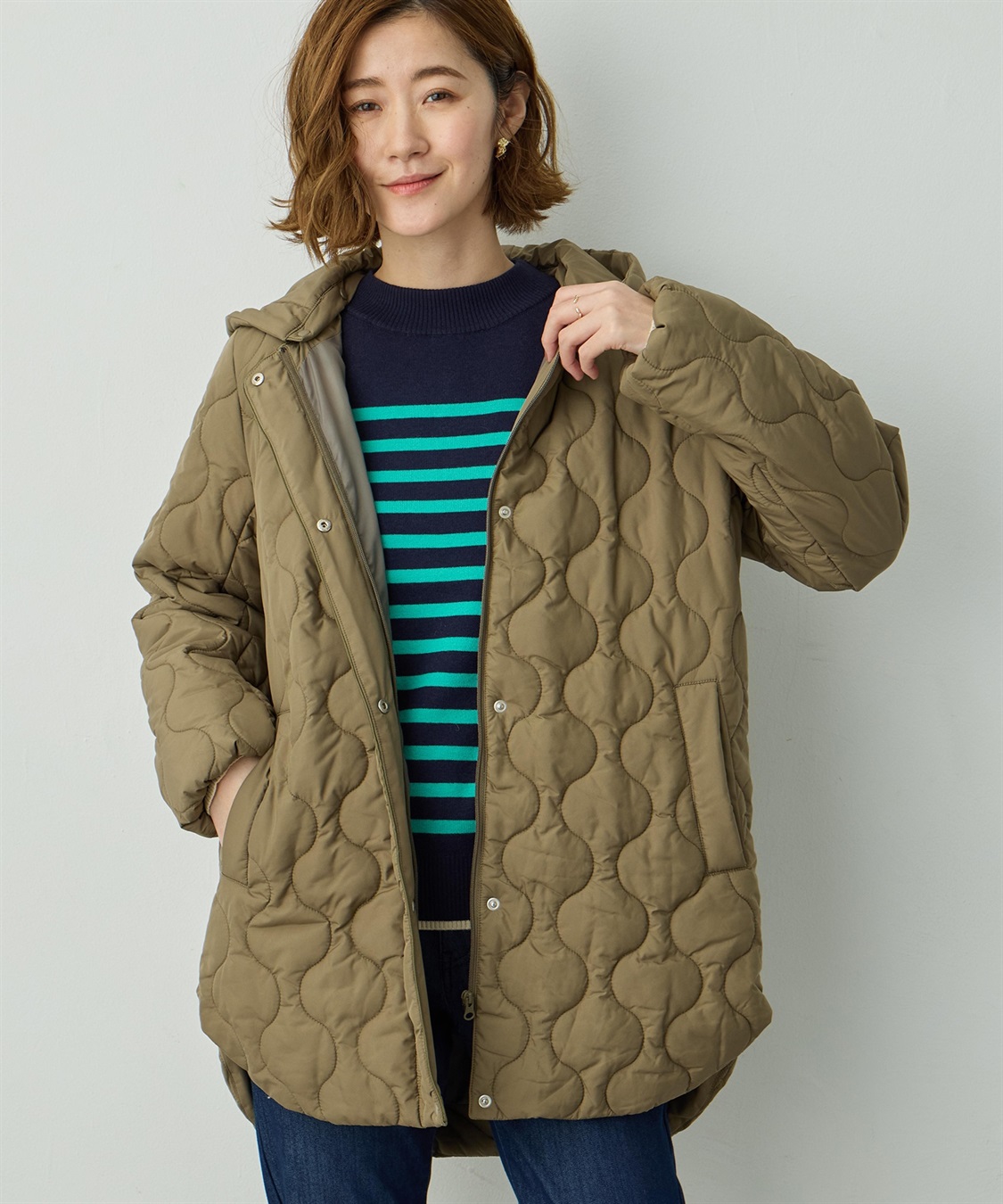 Petit Honfleur 中綿ダウンコート_sub_2