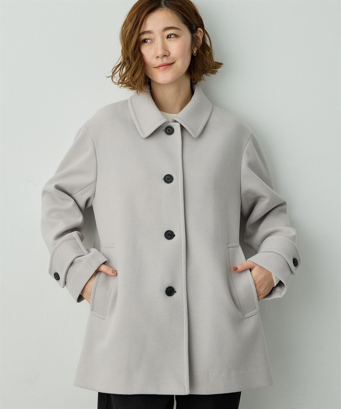 Petit Honfleur ステンカラーコート_sub_3