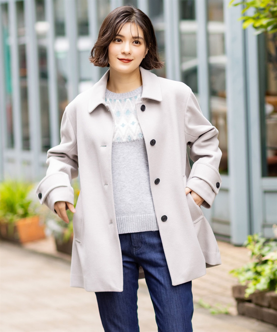 Petit Honfleur ステンカラーコート_sub_27