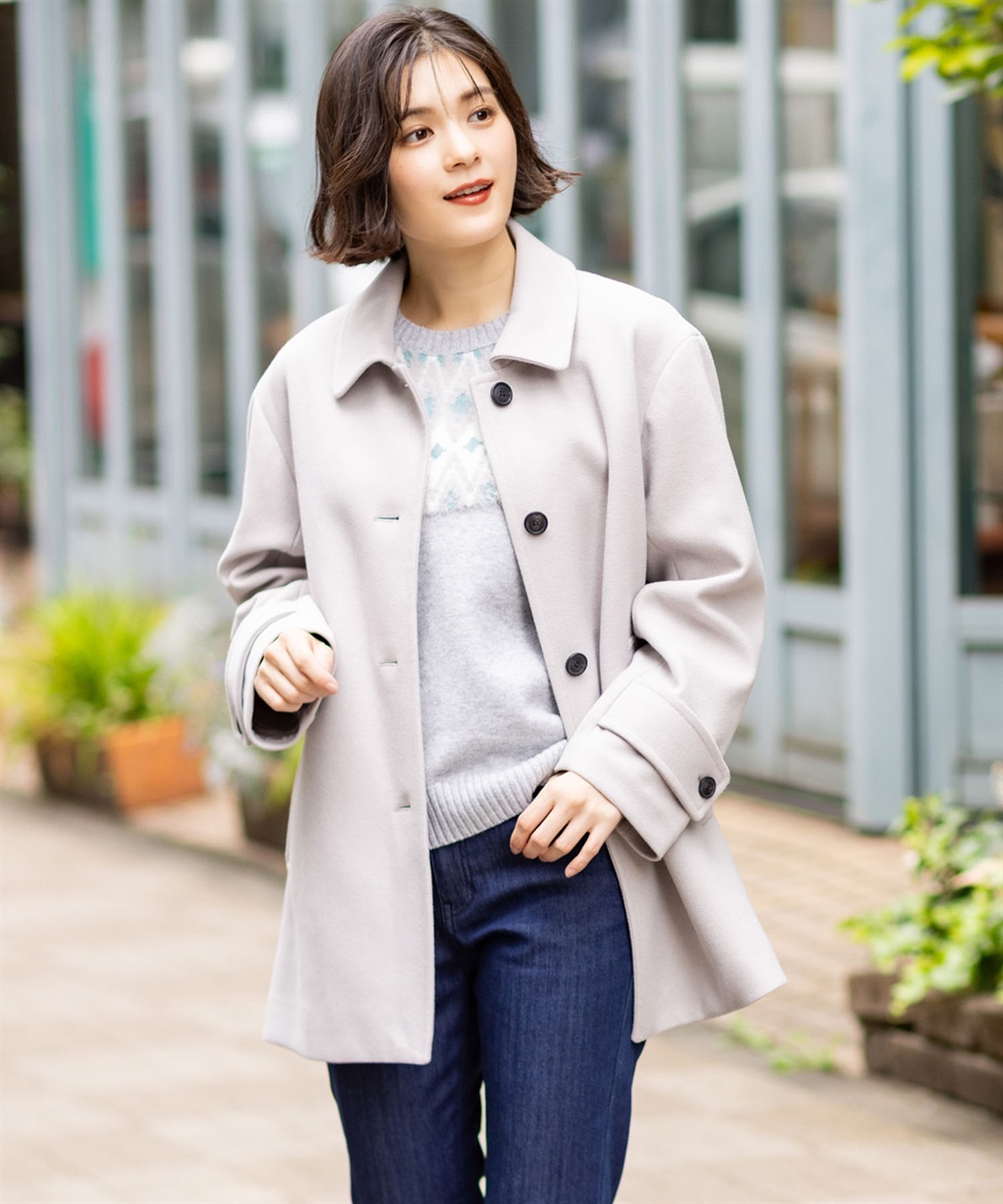 Petit Honfleur ステンカラーコート_sub_28