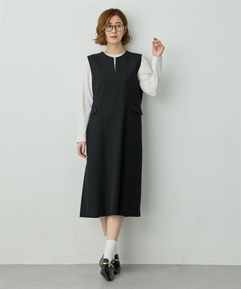 Petit Honfleur キーネックジャンパースカート_subthumb_3