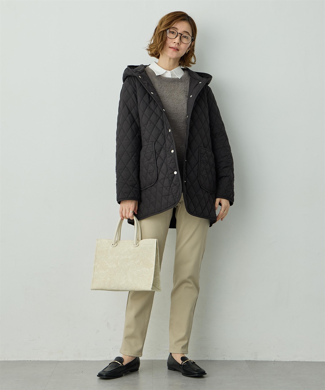 Petit Honfleur フード付き中綿コート_sub_11