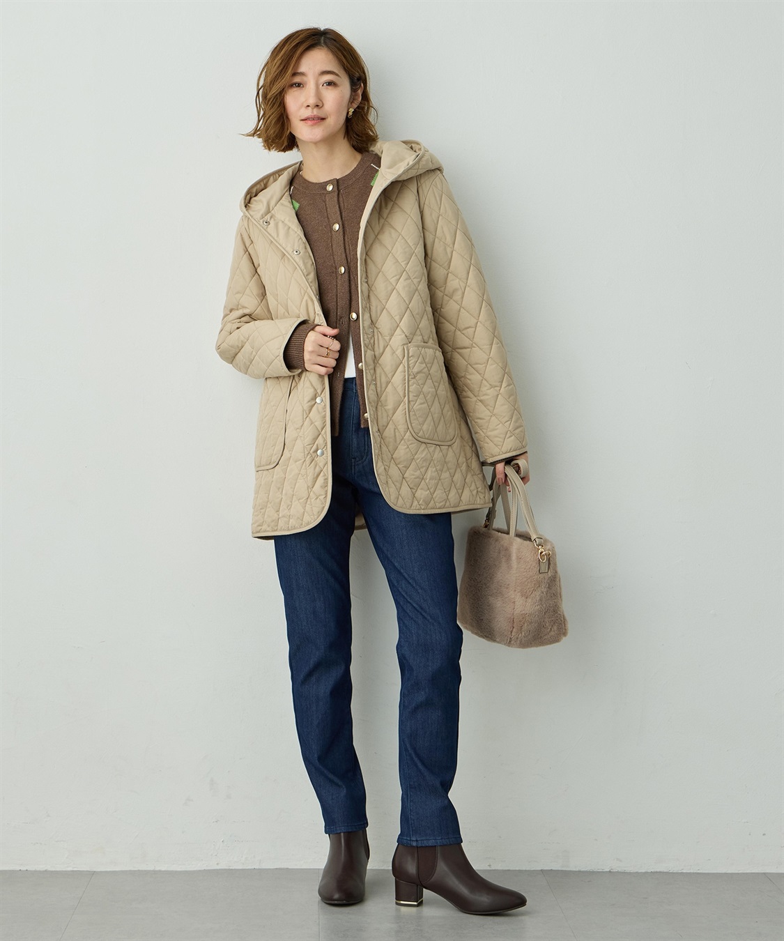 Petit Honfleur フード付き中綿コート_sub_18