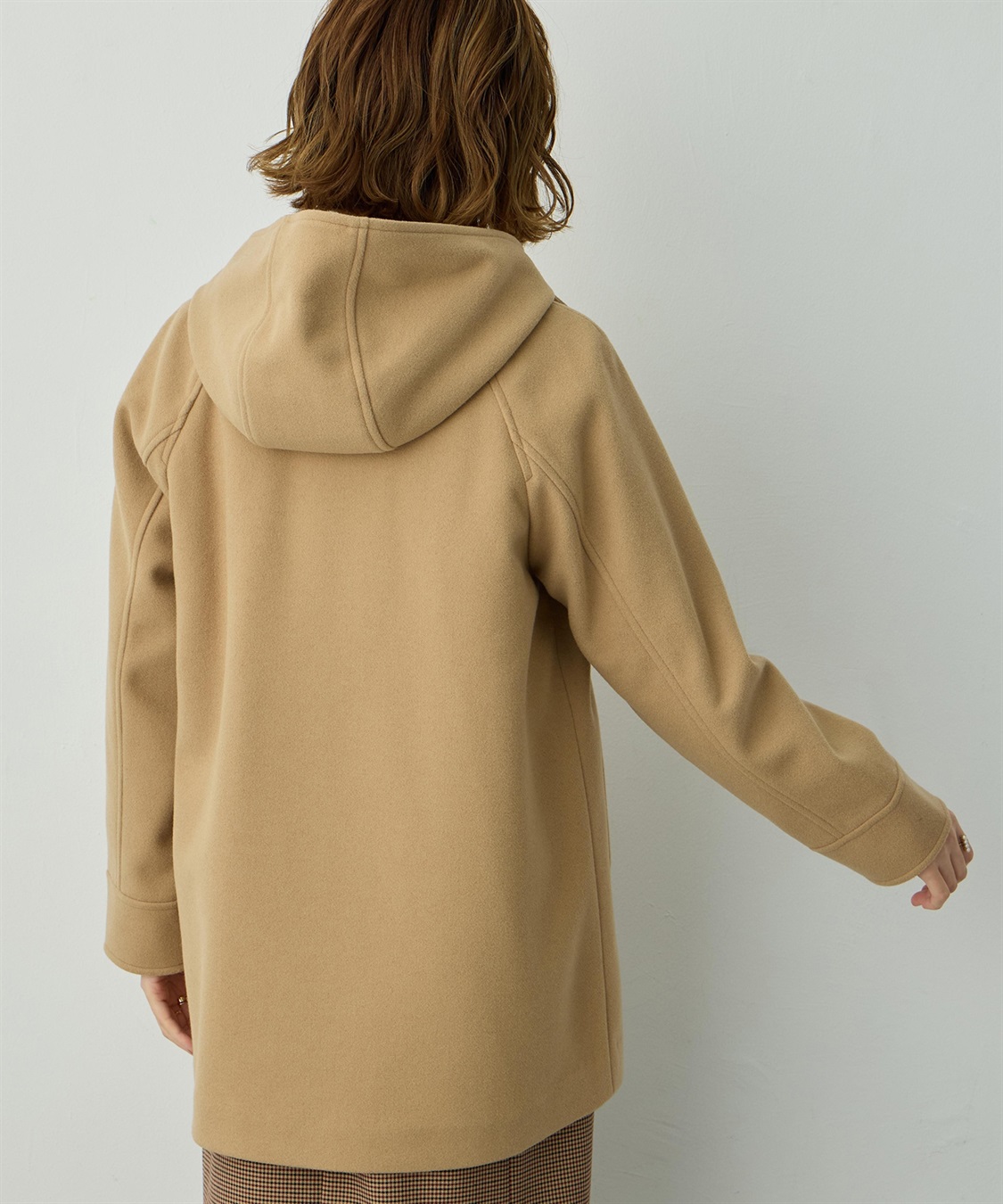 Petit Honfleur フェイクウールコート_sub_4