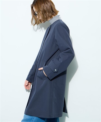 Petit Honfleur ノーカラーロングコート【はっ水・花粉が落ちやすい】_subthumb_8