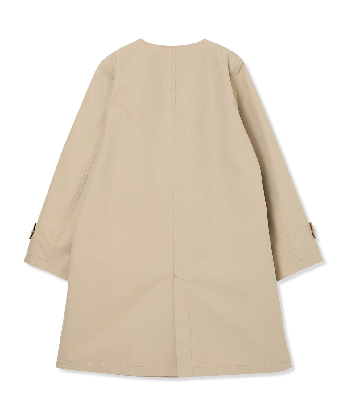 Petit Honfleur ノーカラーロングコート【はっ水・花粉が落ちやすい】_sub_23