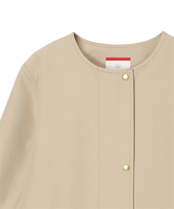 Petit Honfleur ノーカラーロングコート【はっ水・花粉が落ちやすい】_subthumb_24