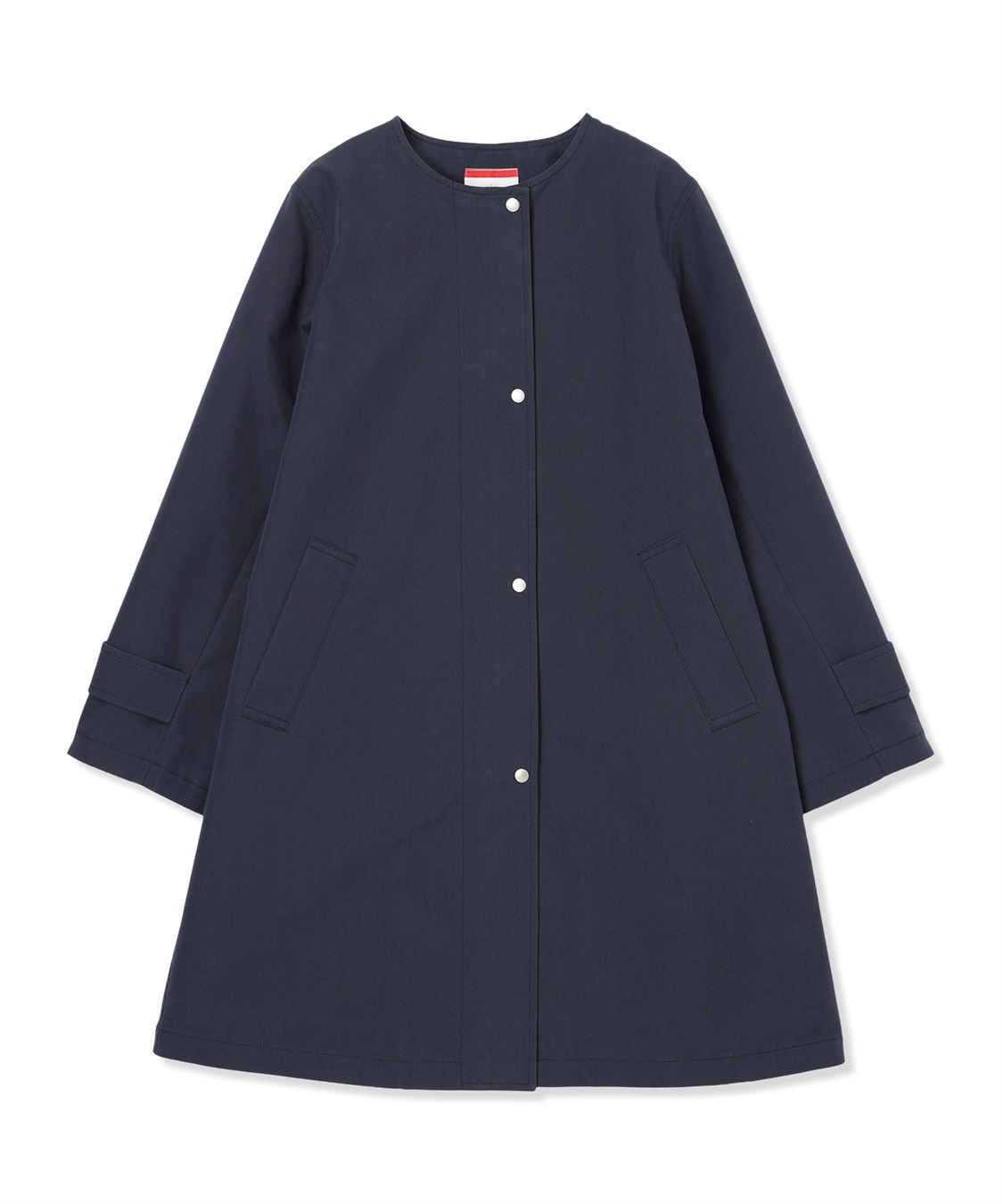 Petit Honfleur ノーカラーロングコート【はっ水・花粉が落ちやすい】_sub_29