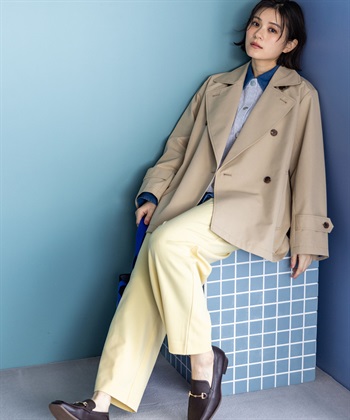 Petit Honfleur ハーフトレンチコート【はっ水・花粉が落ちやすい】_subthumb_11