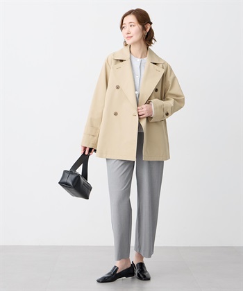 Petit Honfleur ハーフトレンチコート【はっ水・花粉が落ちやすい】_subthumb_15