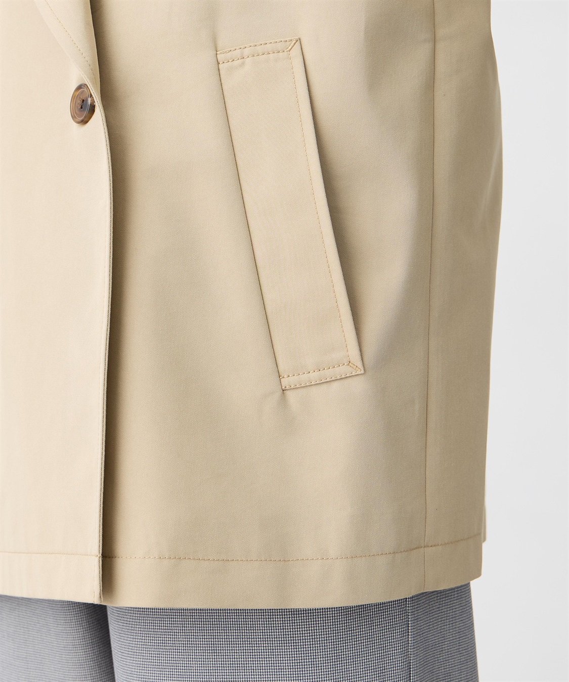 Petit Honfleur ハーフトレンチコート【はっ水・花粉が落ちやすい】_sub_20