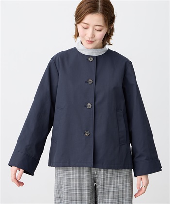 Petit Honfleur ノーカラーショートジャケット【はっ水・花粉が落ちやすい】_subthumb_6