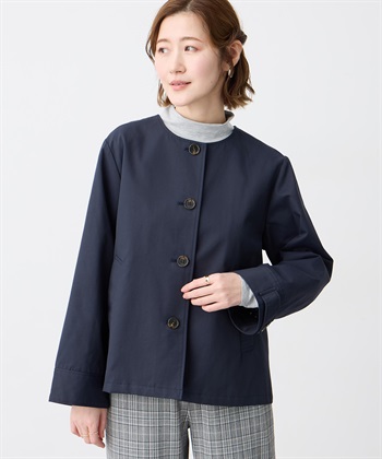 Petit Honfleur ノーカラーショートジャケット【はっ水・花粉が落ちやすい】_subthumb_7