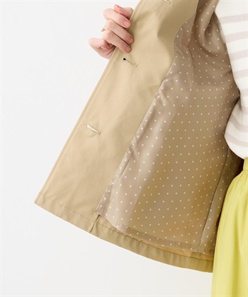 Petit Honfleur ノーカラーショートジャケット【はっ水・花粉が落ちやすい】_subthumb_20