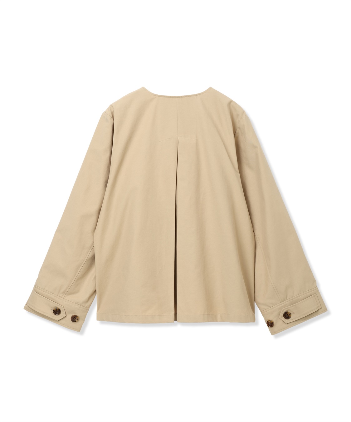 Petit Honfleur ノーカラーショートジャケット【はっ水・花粉が落ちやすい】_sub_22