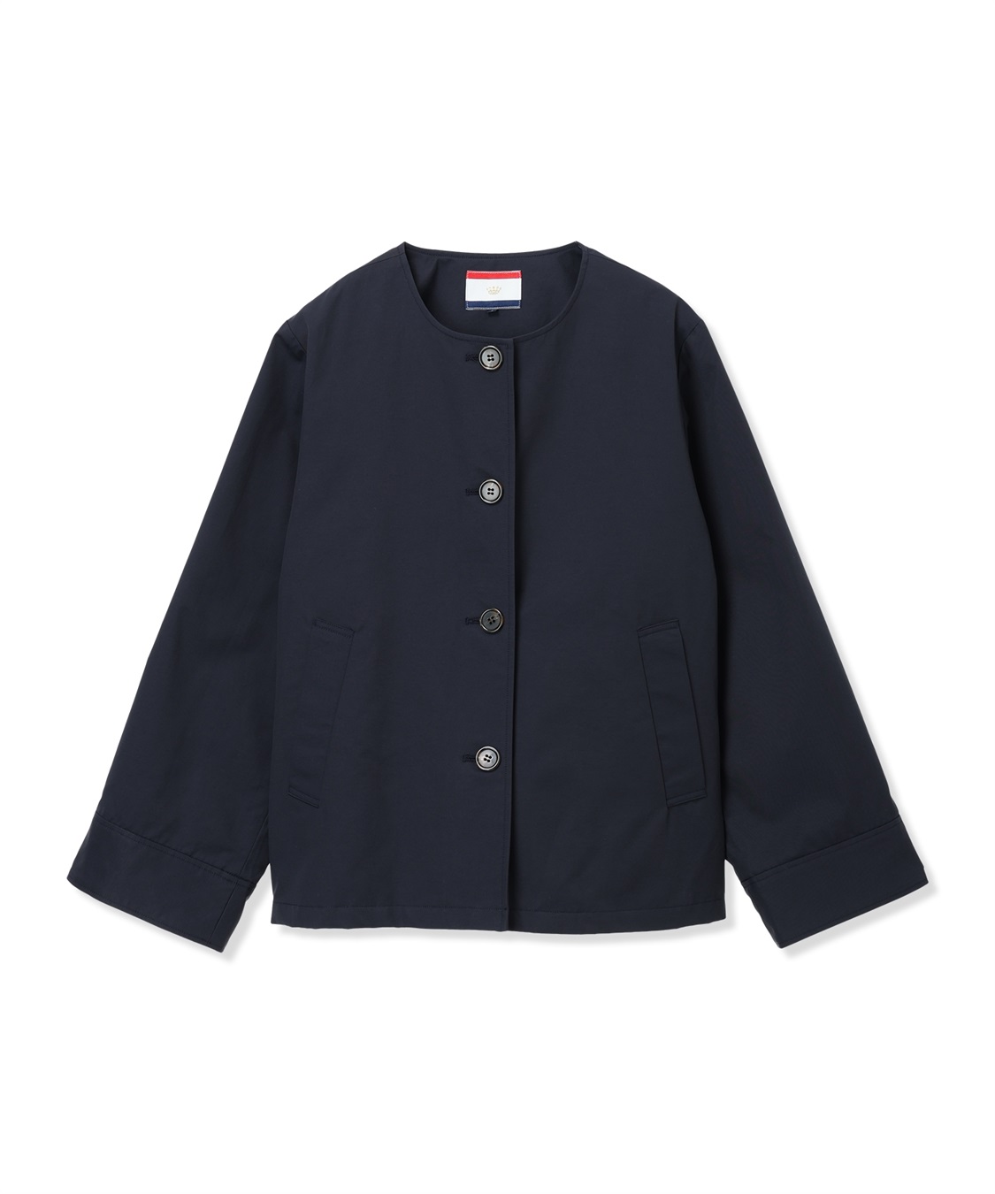 Petit Honfleur ノーカラーショートジャケット【はっ水・花粉が落ちやすい】_sub_28