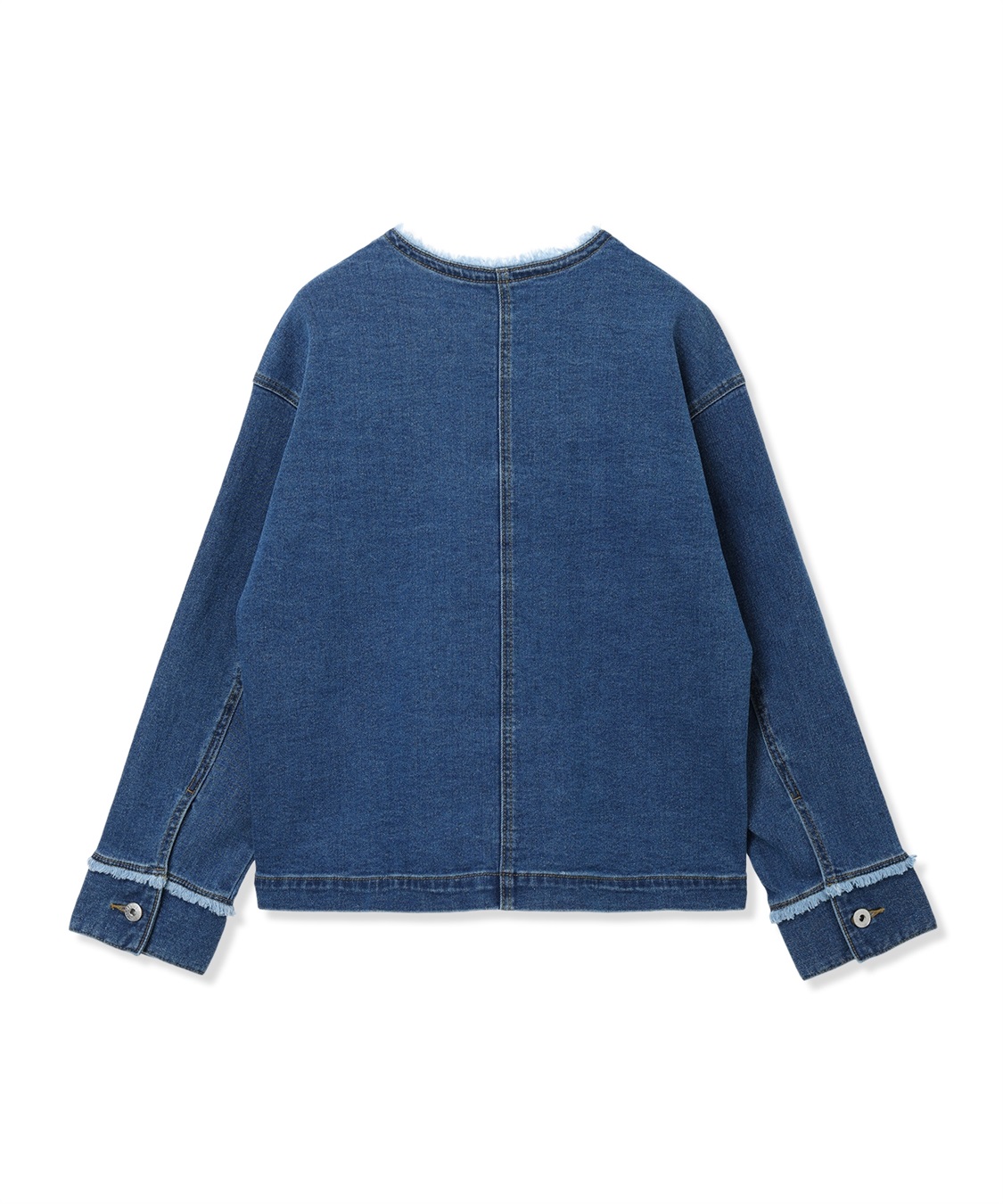 Petit Honfleur ノーカラーデニムジャケット_sub_24