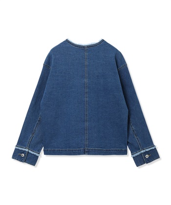 Petit Honfleur ノーカラーデニムジャケット_subthumb_24