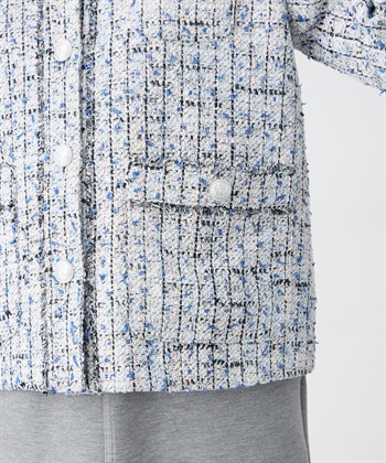 Petit Honfleur ノーカラーツイードジャケット_subthumb_14