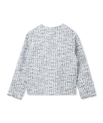 Petit Honfleur ノーカラーツイードジャケット_subthumb_17