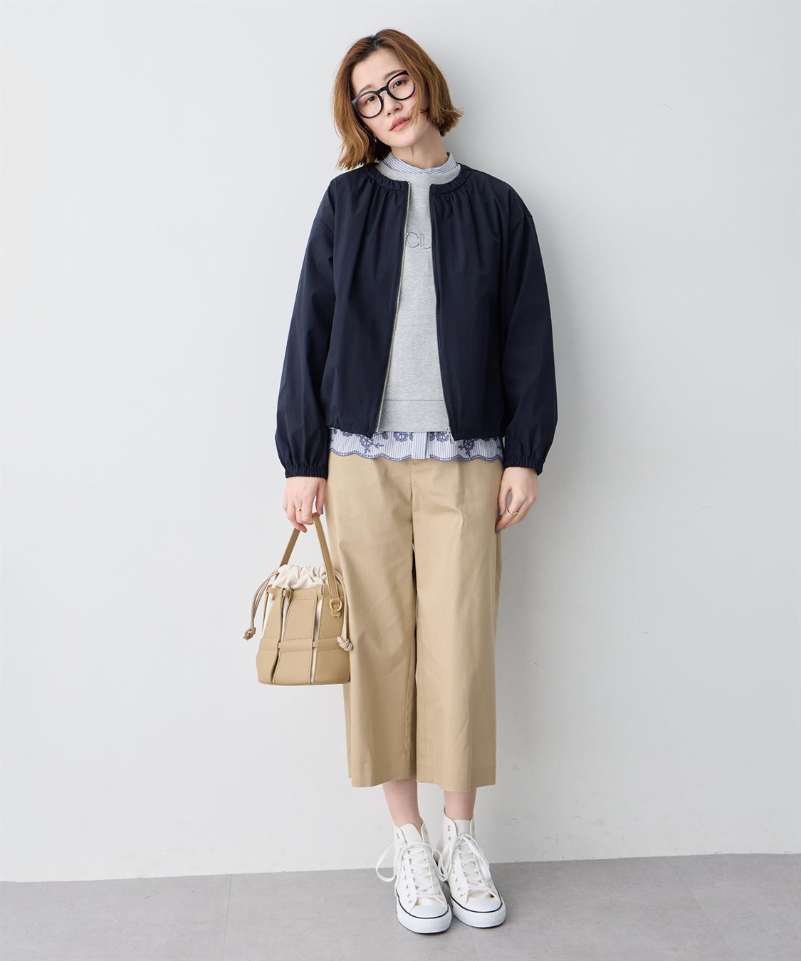 Petit Honfleur ギャザーショートブルゾン_sub_11