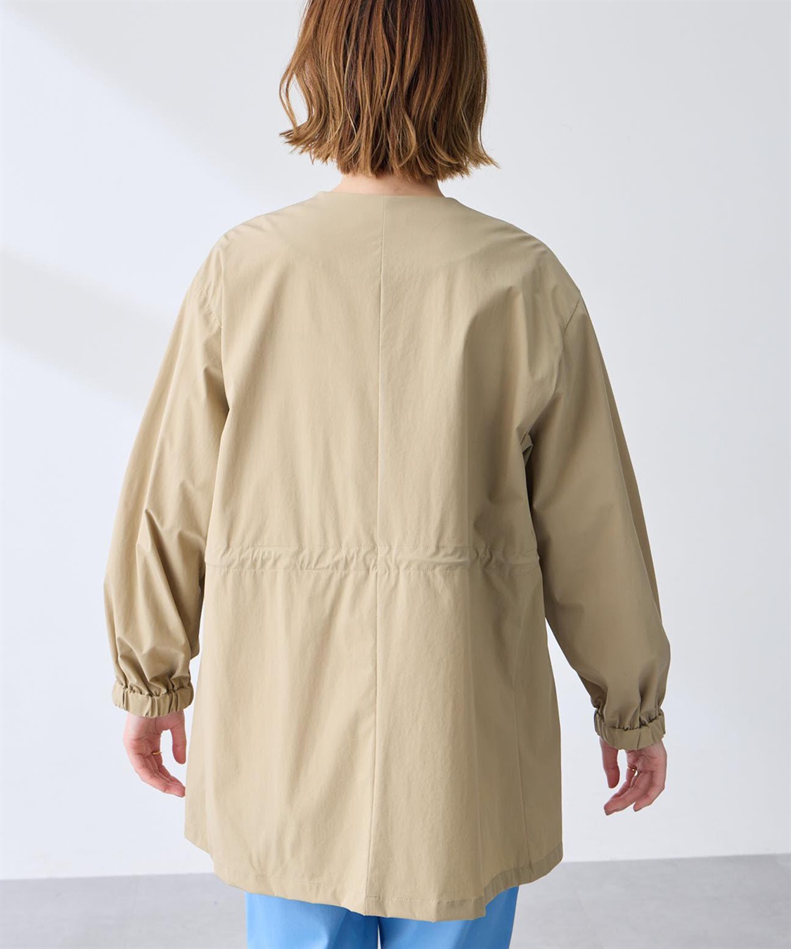 Petit Honfleur ドロストハーフコート_sub_4