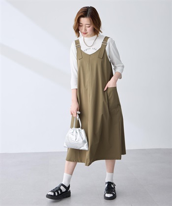 Petit Honfleur カーゴ風ジャンパースカート【はっ水】_subthumb_2