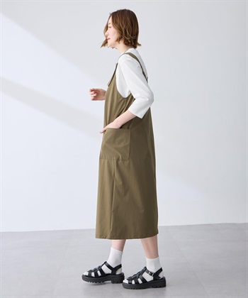 Petit Honfleur カーゴ風ジャンパースカート【はっ水】_subthumb_6