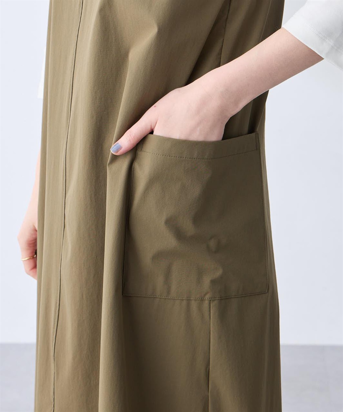 Petit Honfleur カーゴ風ジャンパースカート【はっ水】_sub_10