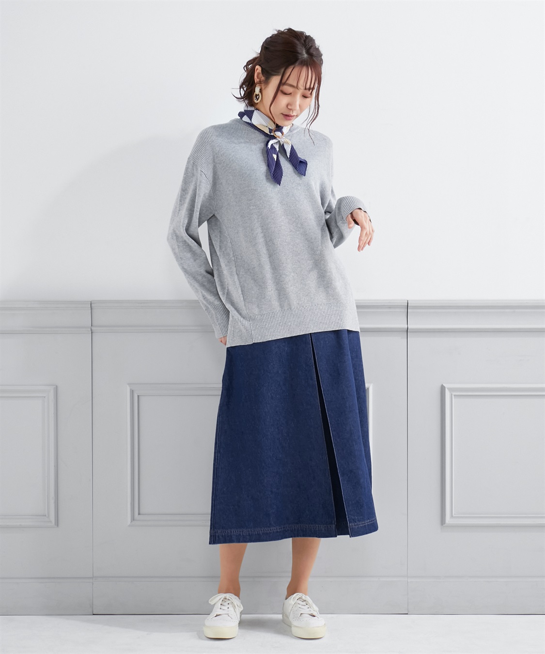 Petit Honfleur プリーツスカーフ_sub_6