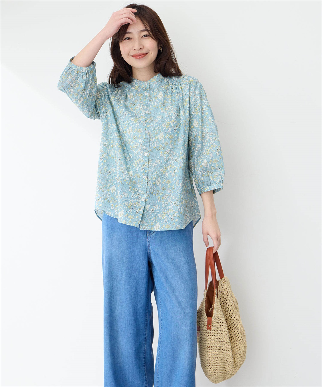 Petit Honfleur 配色編みバッグ_sub_4