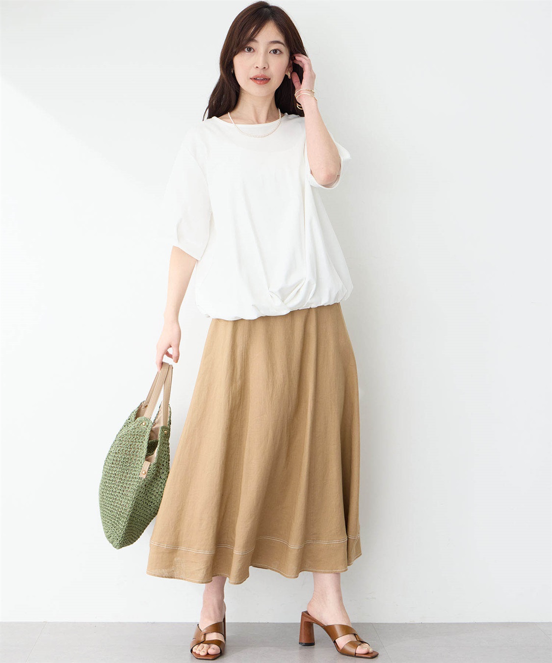 Petit Honfleur 配色編みバッグ_sub_8