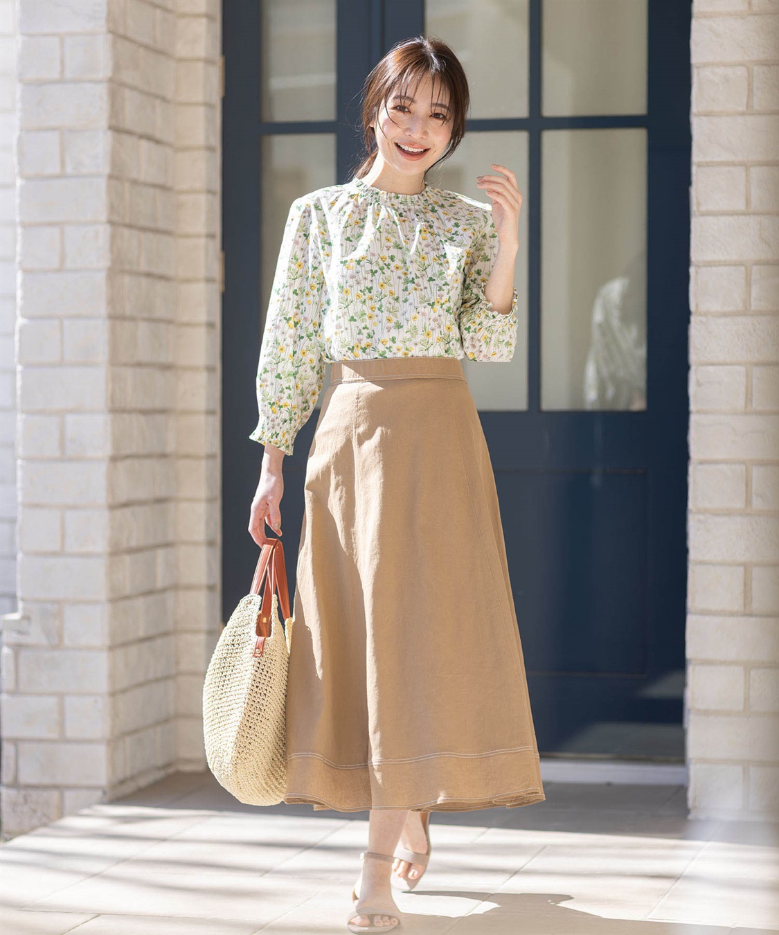 Petit Honfleur 配色編みバッグ_sub_9