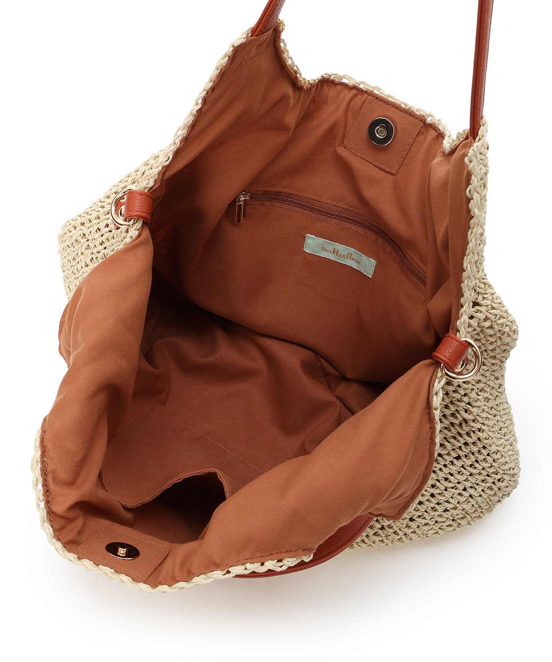 Petit Honfleur 配色編みバッグ_sub_17