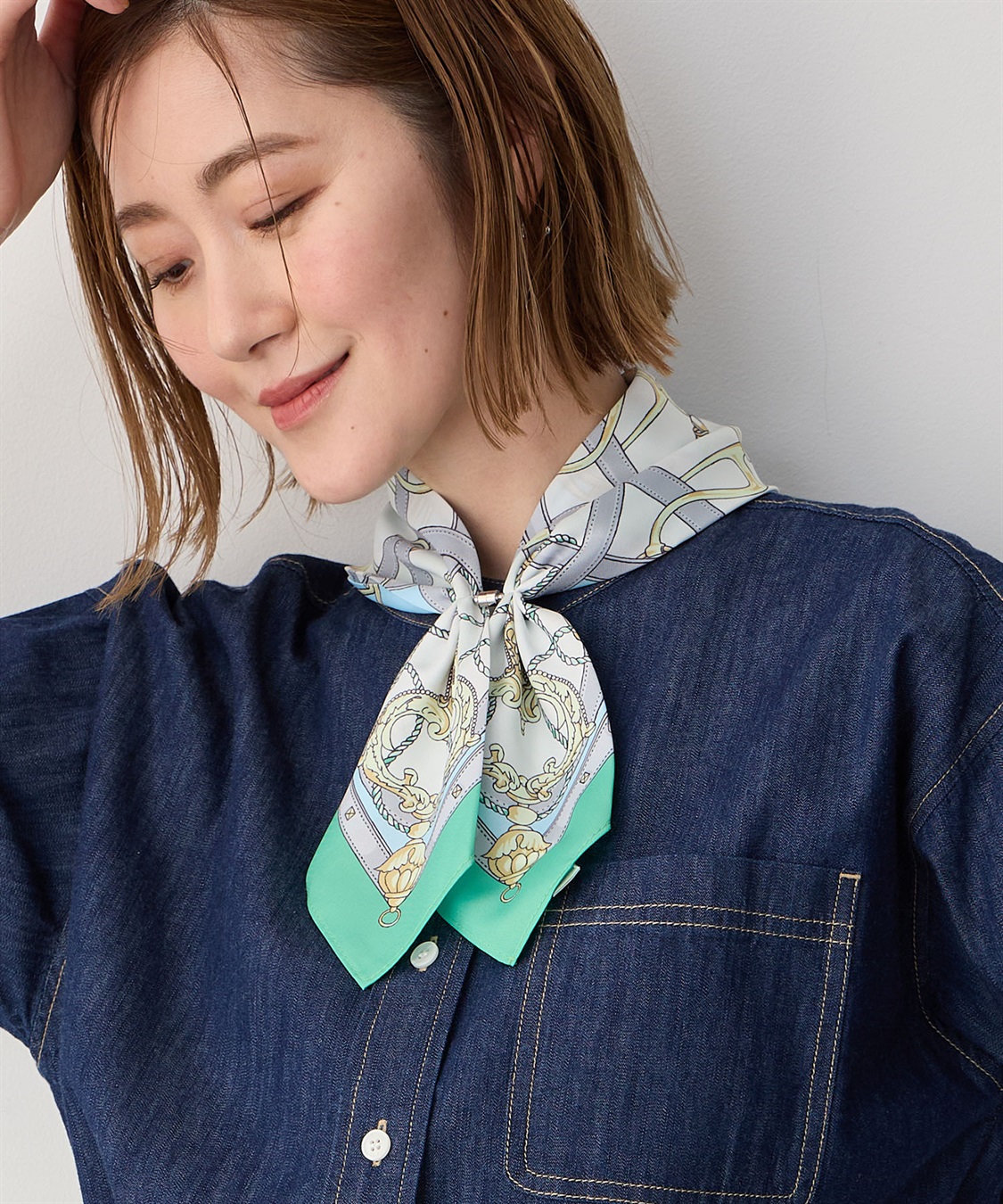 Petit Honfleur ワンタッチプリントスカーフ_sub_6