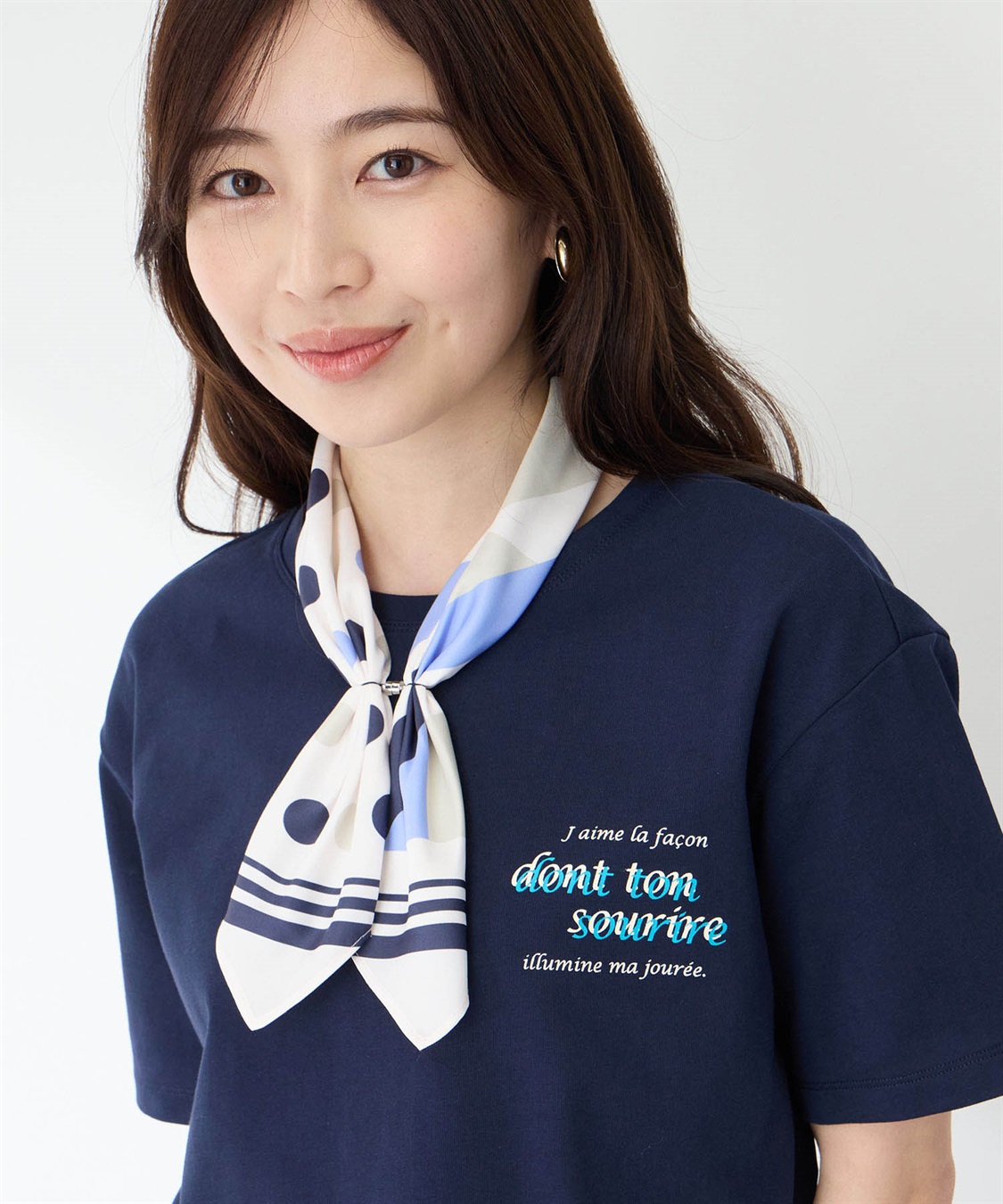 Petit Honfleur 接触冷感ワンタッチスカーフ_sub_3