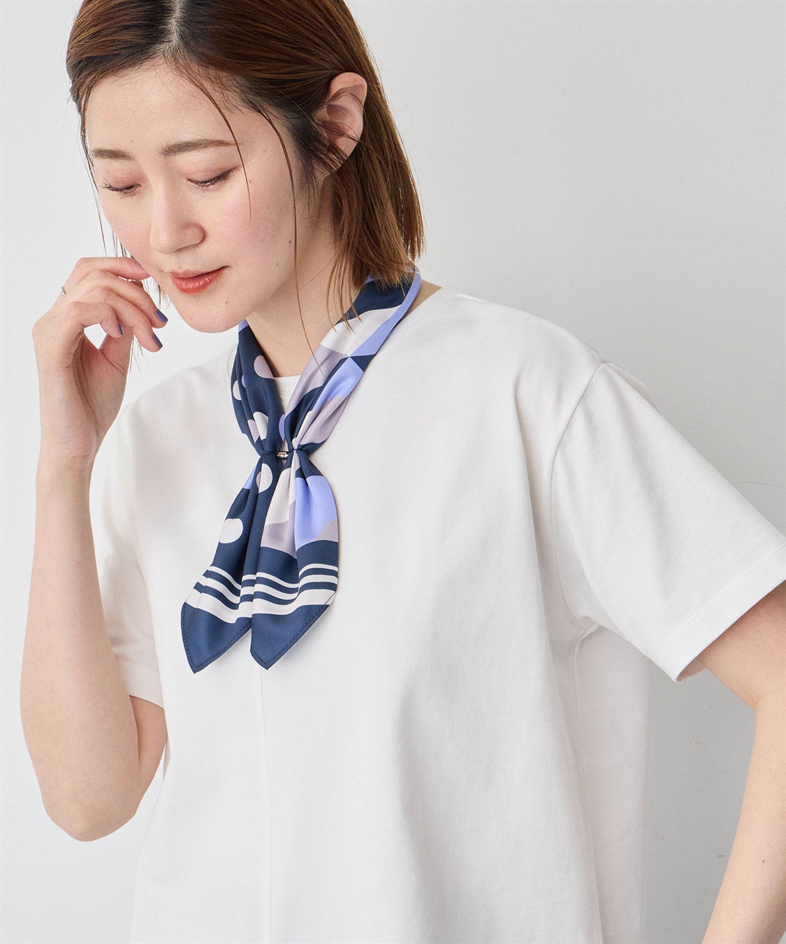 Petit Honfleur 接触冷感ワンタッチスカーフ_sub_10