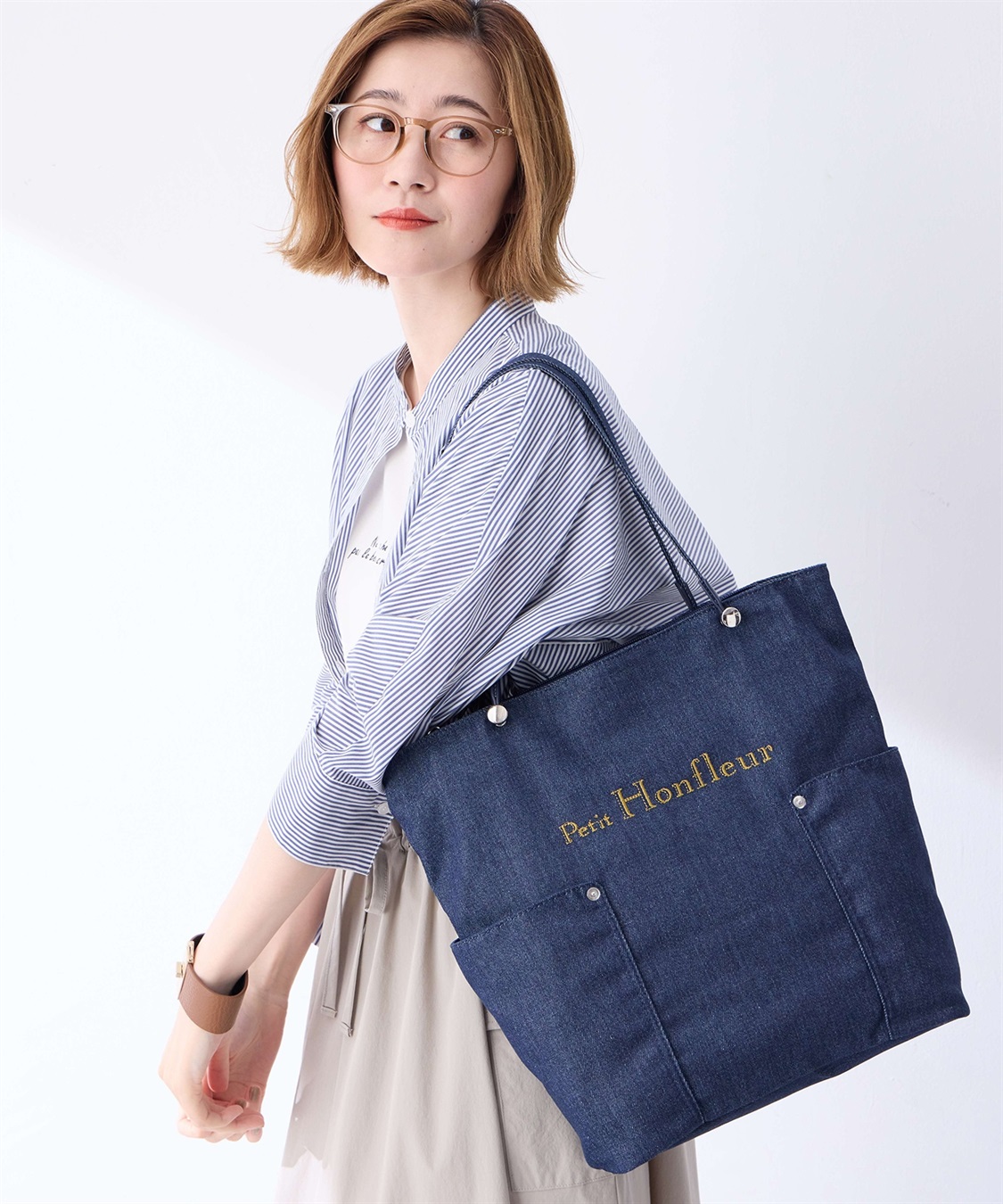 Petit Honfleur デニムバッグ_sub_1