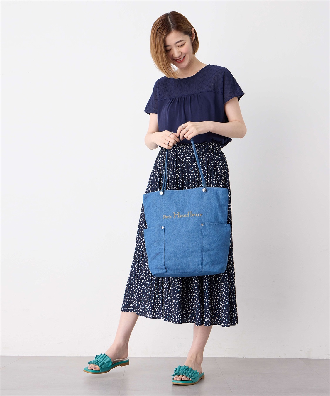 Petit Honfleur デニムバッグ_sub_3