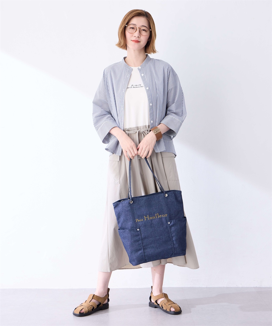 Petit Honfleur デニムバッグ_sub_8