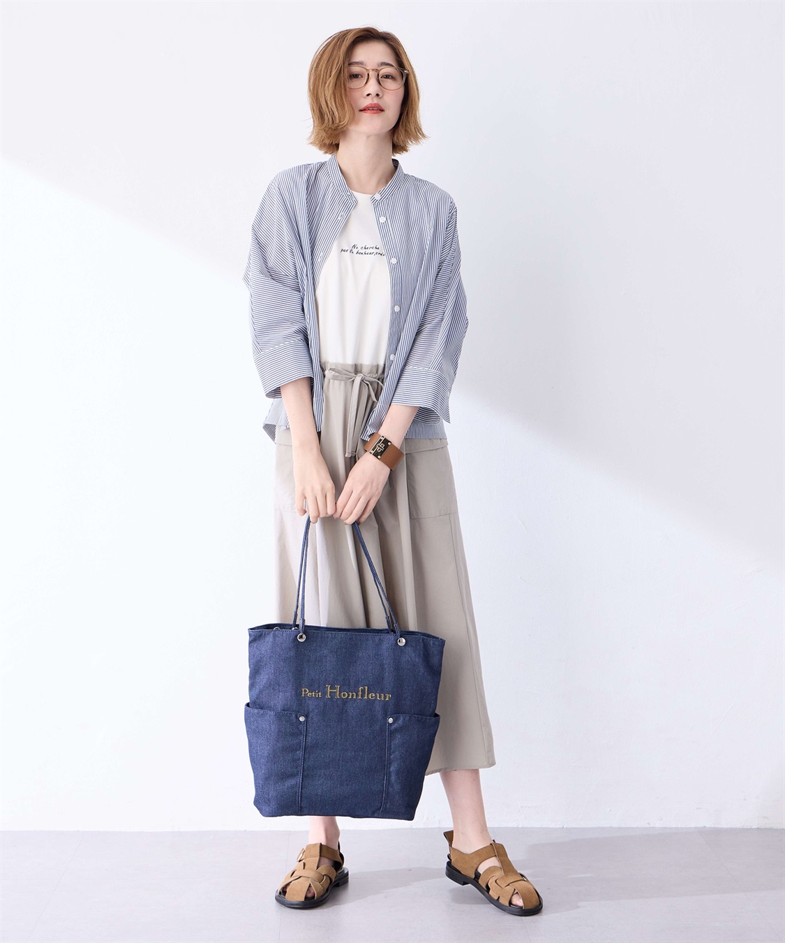 Petit Honfleur デニムバッグ_sub_9