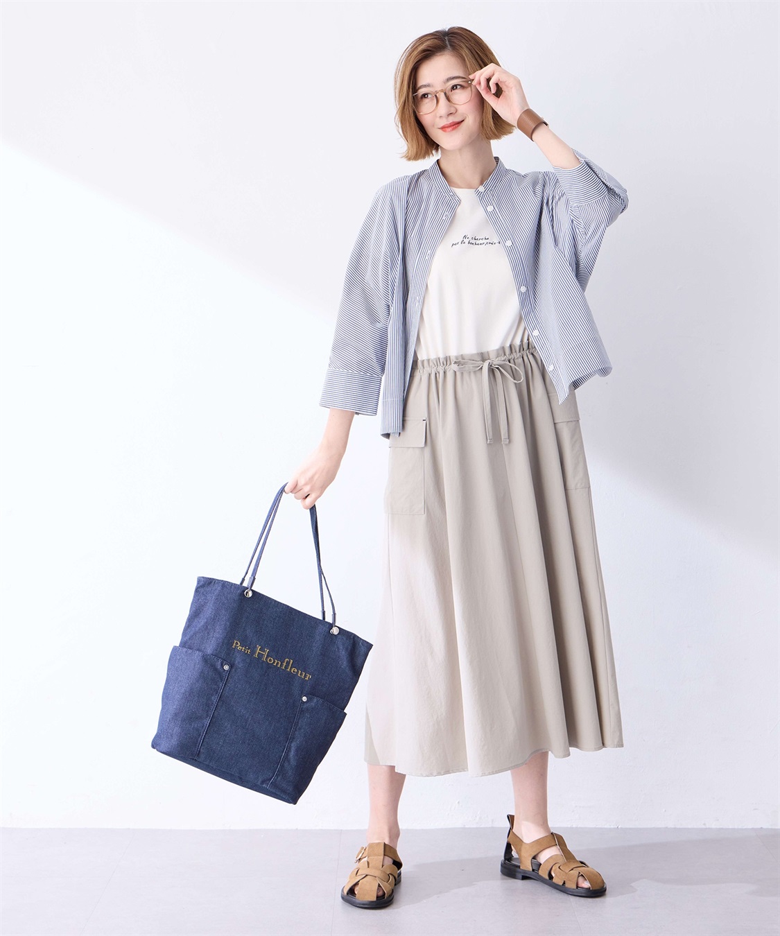 Petit Honfleur デニムバッグ_sub_10