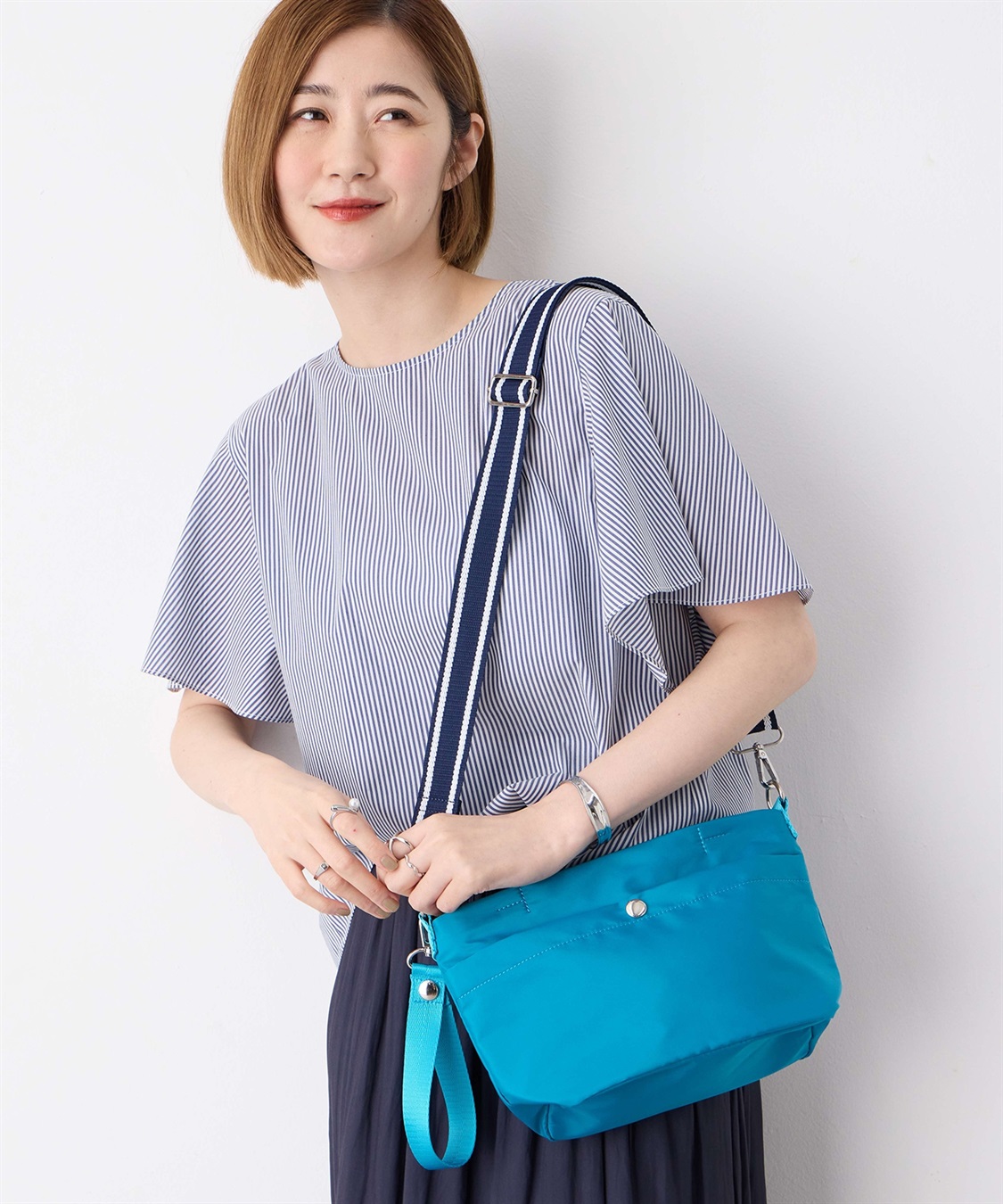 Petit Honfleur バイカラーショルダーバッグ_sub_3