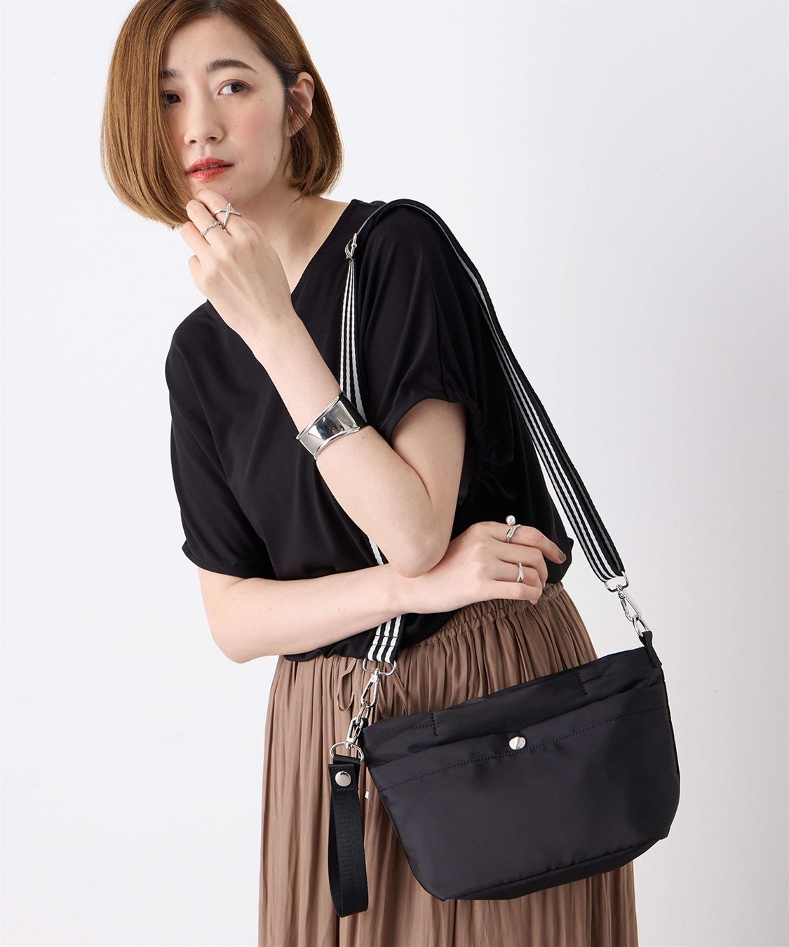 Petit Honfleur バイカラーショルダーバッグ_sub_6