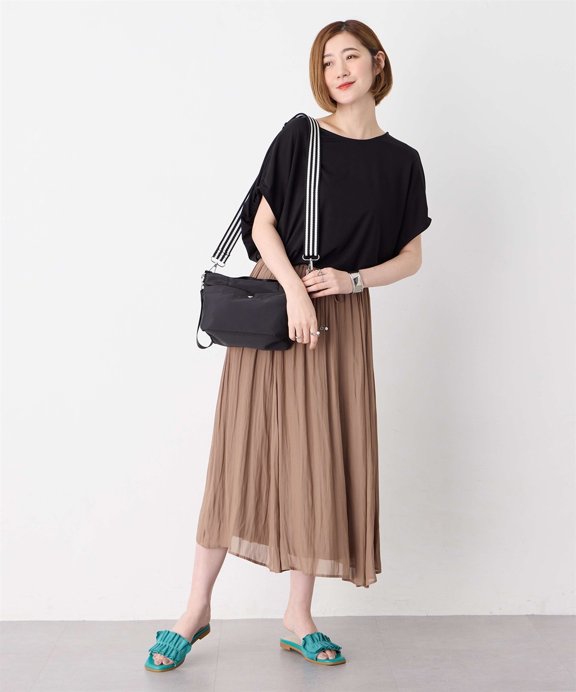 Petit Honfleur バイカラーショルダーバッグ_sub_14