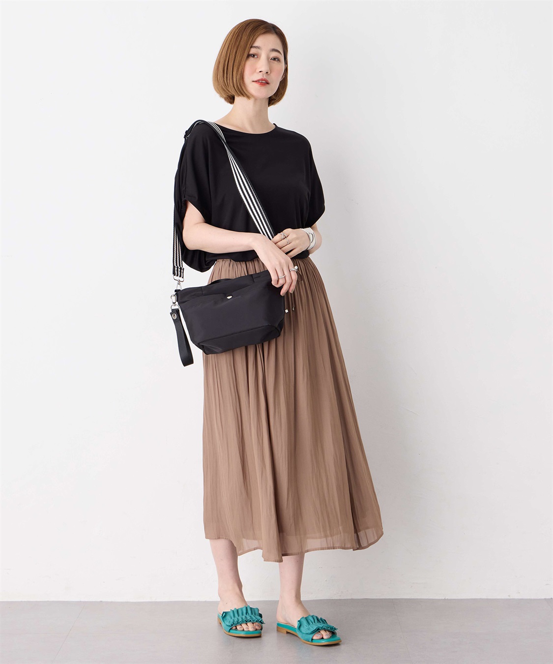 Petit Honfleur バイカラーショルダーバッグ_sub_15