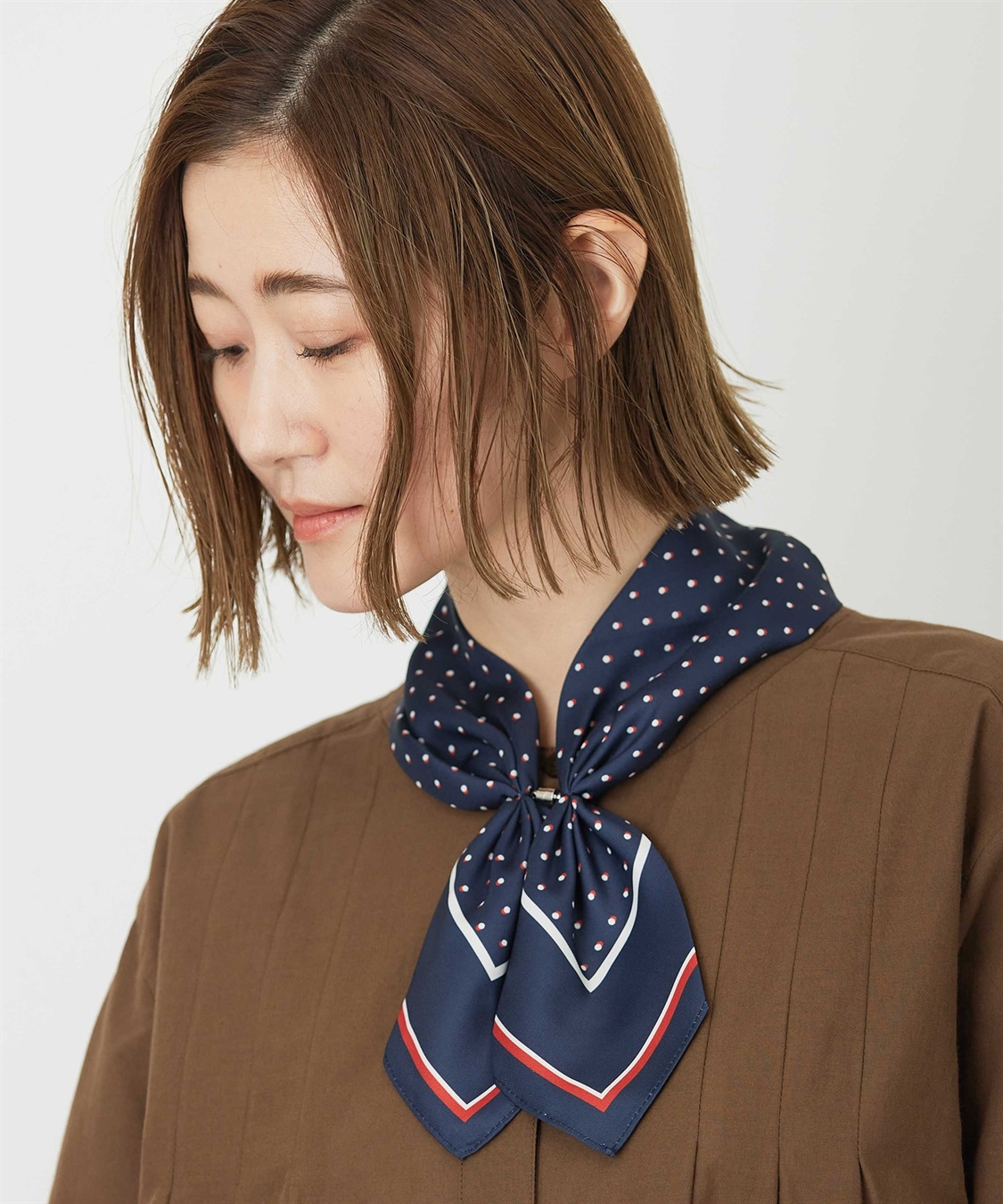 Petit Honfleur アパッシュプリントスカーフ_sub_2