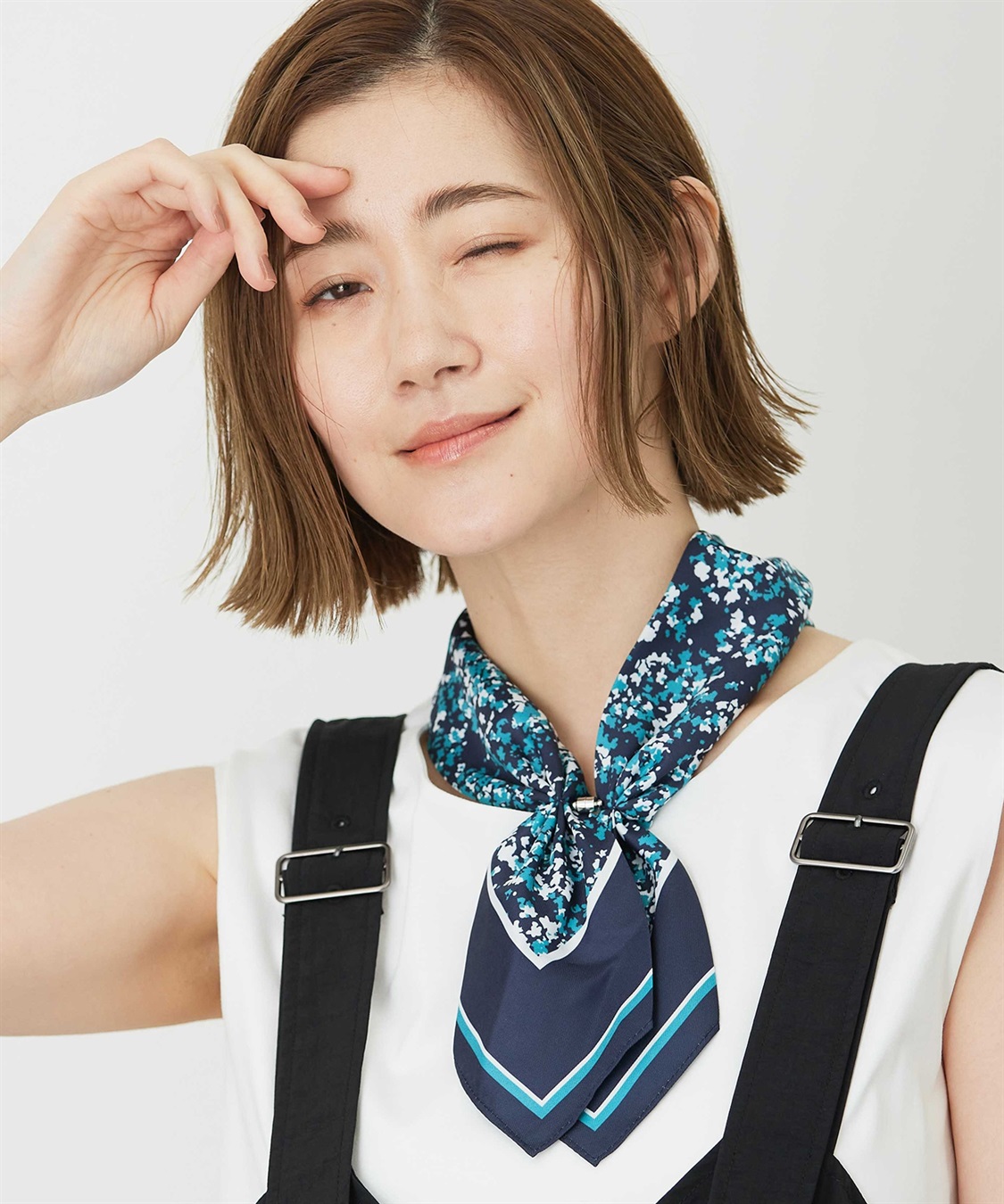 Petit Honfleur アパッシュプリントスカーフ_sub_4