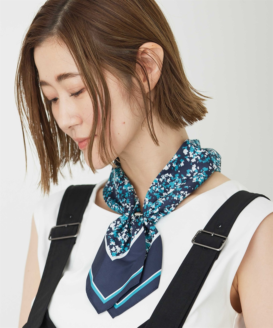 Petit Honfleur アパッシュプリントスカーフ_sub_5